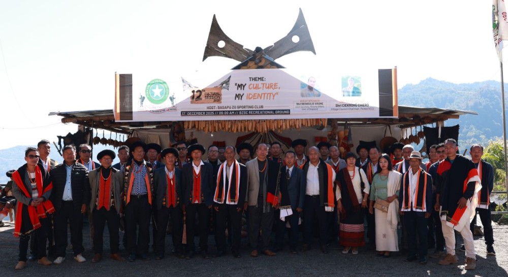 Dignitaries with others during PYO’s 12th Cultural Session 2025 at Porba on December 17.